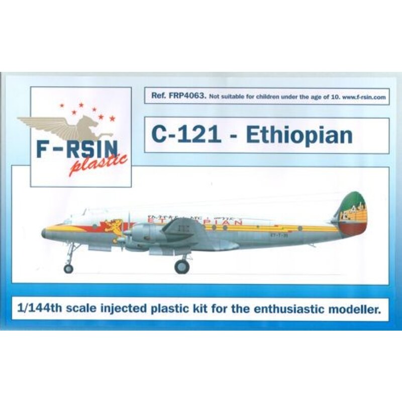 Lockheed L-049/L-749 Constellation - Ethiopian - silk-screened/laser decals