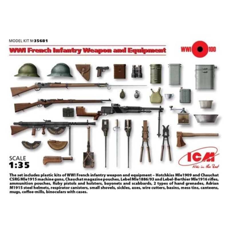 WWI French Infantry Weapon and Equipment