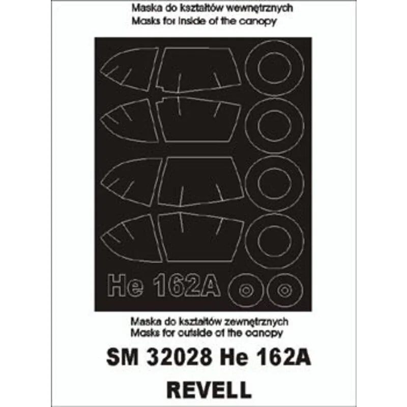 Heinkel He 162 (exterior and interior) (designed to be used with Revell kits)