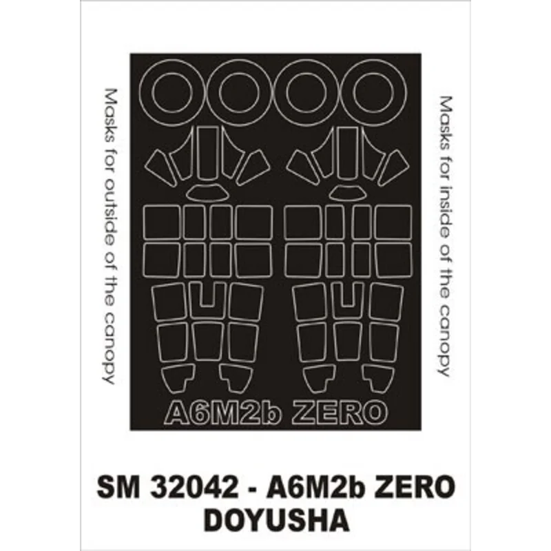 Mitsubishi A6M2 Zero (exterior and interior) (designed to be used with Doyusha kits)