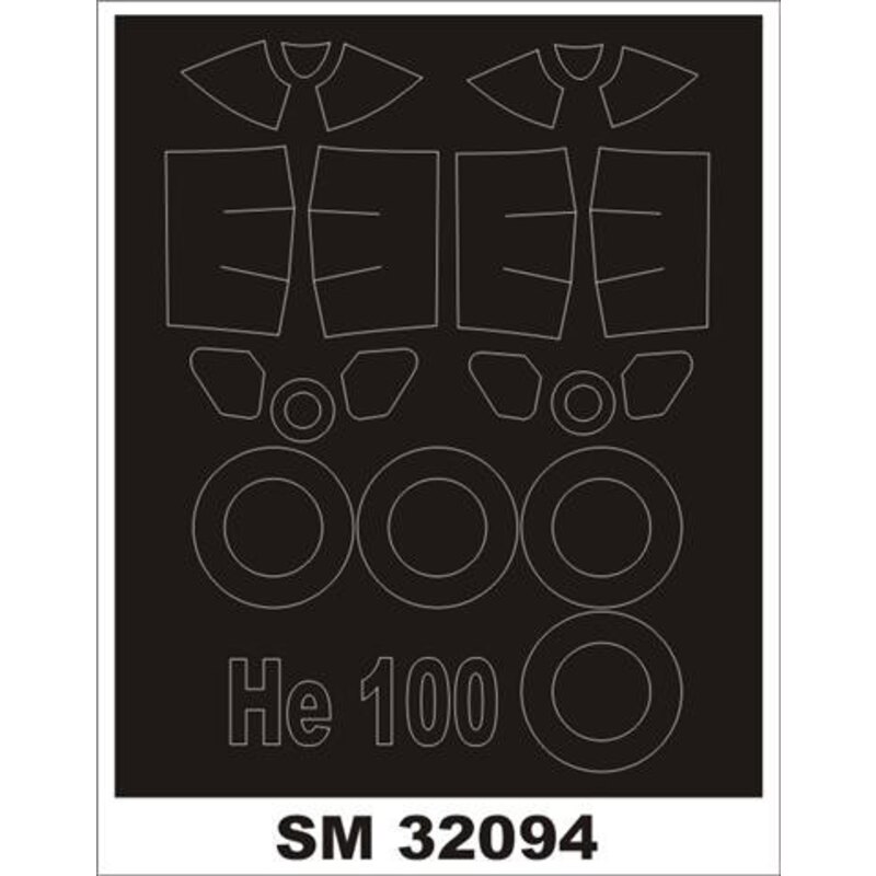 Heinkel He 100 (exterior and interior) (designed to be used with Special Hobby kits)