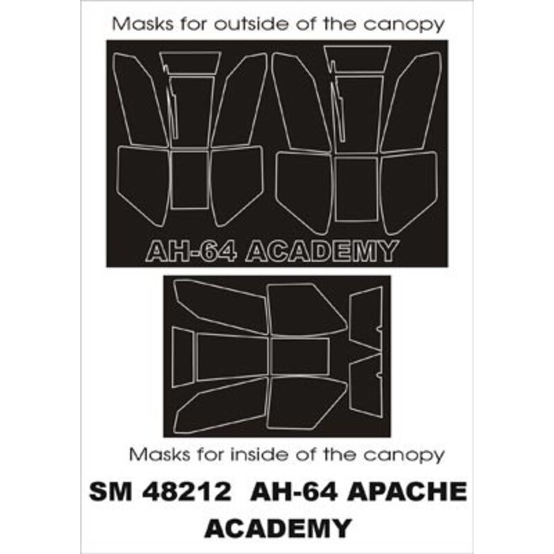 Hughes AH-64A Apache (exterior and interior) (designed to be used with Academy kits)