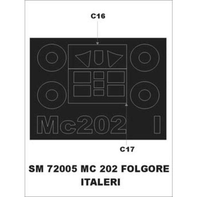 Macchi C.202 (exterior) (designed to be used with Italeri kits)