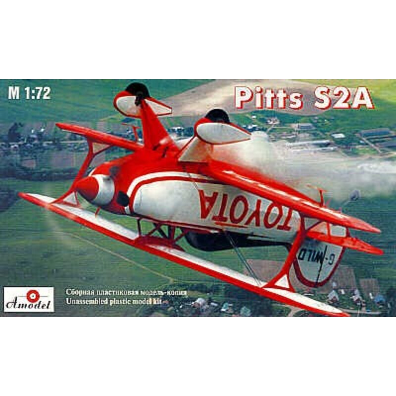 Pitts S2A Spécial. Décalques Toyota et Microbail (Pitts Special)