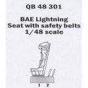 BAC/EE le Lightning : siège avec ceintures de sécurité