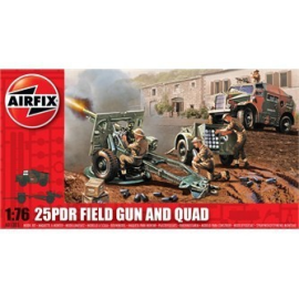 Maquette avion 25pdr Field Gun and Quad Tractor 'Vintage Classic series'