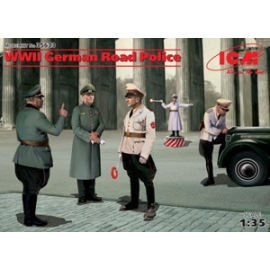 Figurines historiques WWII German Road Police4 figures