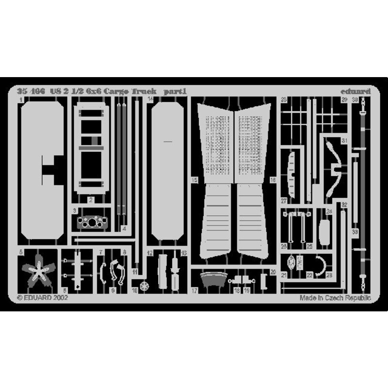 camion US2 1/2 6 x 6 (pour maquette Tamiya TA35218)