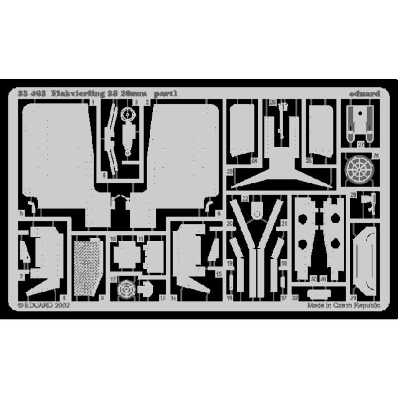 Flakvierling 38 (pour maquette Tamiya TA35091)