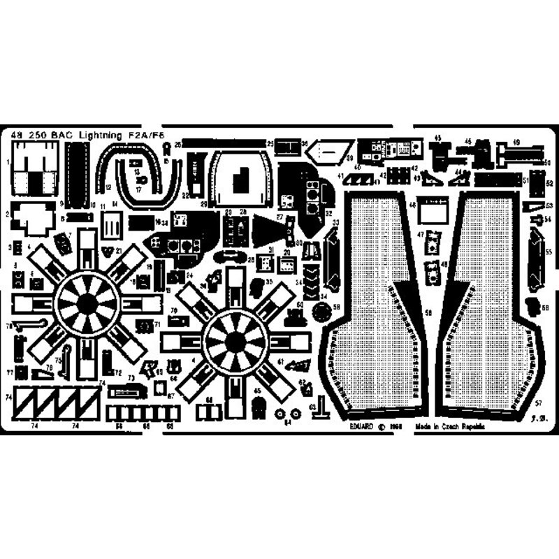 BAC/EE Lightning F-2/F-6 (pour maquettes Airfix)