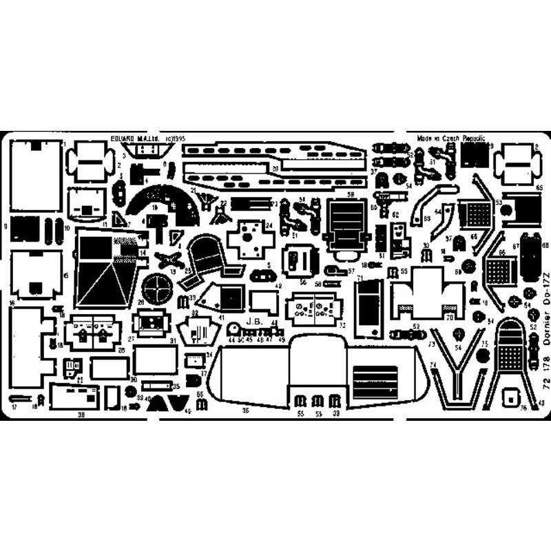 Intérieur de Dornier Do 17Z (pour maquettes Monogram et Revell)