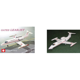 Maquette avion Portes Learjet Swiss Air Force
