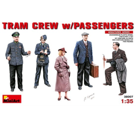 Figurine Equipage Tram + Passagers