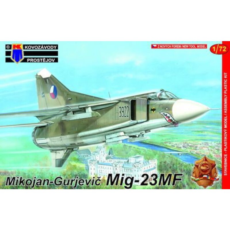 Mikoyan MiG-23MF, CzAF, East German AF, Polish AF (ex R.V.Aircraft with plastic replacing R.V. Aircraft resin parts, new decals 