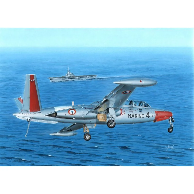 Fouga CM-175 Zephyr The Fouga Magister was among the most wide-spread jet trainers of the World. However, its navalized version 