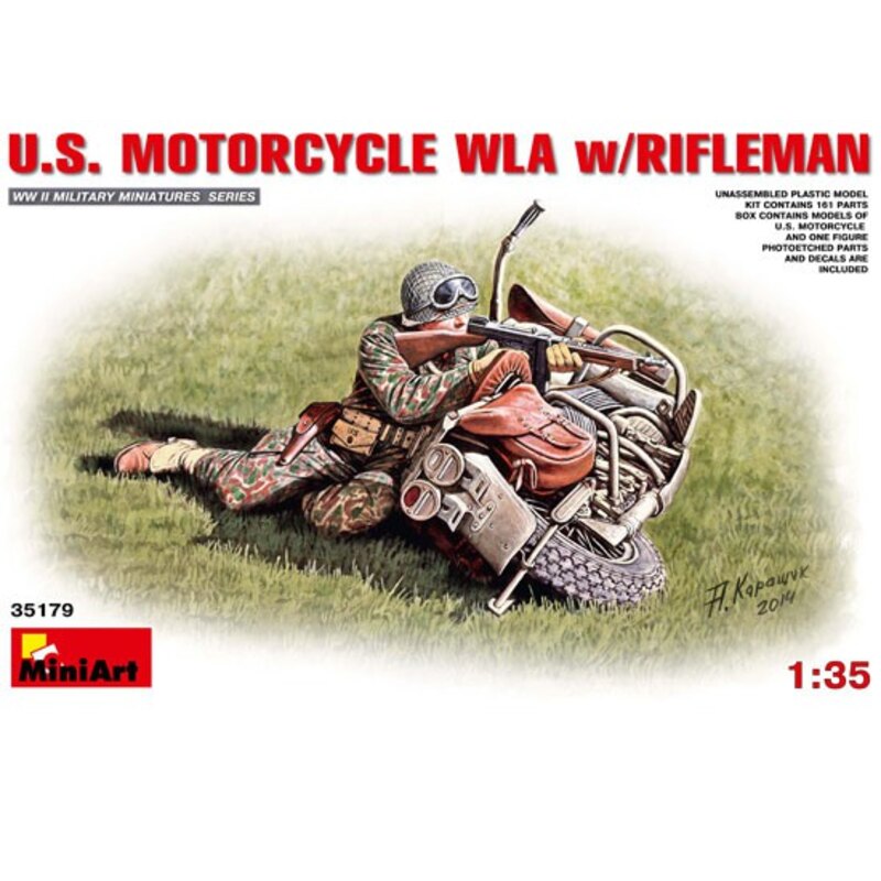 Maquette US Motorcycle + Fusilier