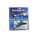 F14A Black Tomcat Model Set - coffret contenant la maquette, les peintures, pinceau et colle 