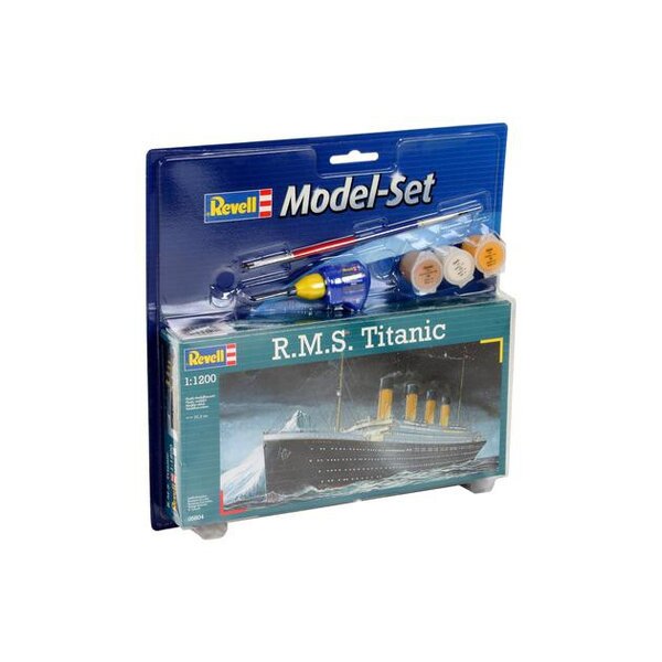 Maquette bateau Revell RMS Titanic Model Set - coffret contenant la maque