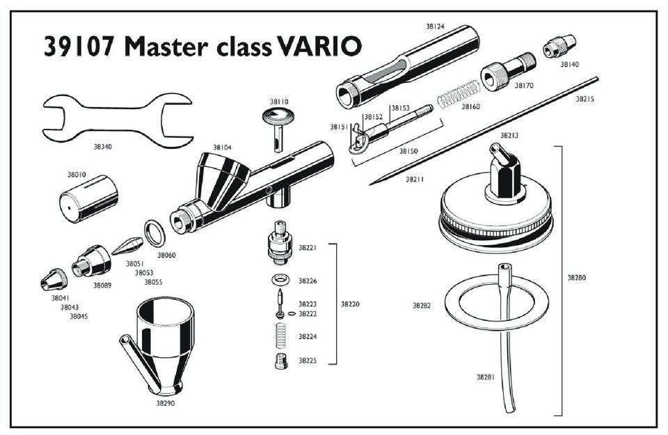 Achetez votre set complet aérographe double action vario revell sur Hobby  Maquettes Vente en ligne maquettisme