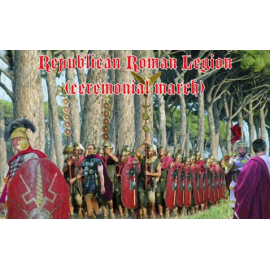 Figurine Républicain Légion romaine (de mars de cérémonie)