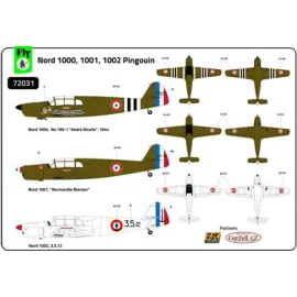 Nord 1000/1001/1002 Pinouin (3 x régimes français de la Force aérienne)