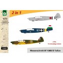 Messerschmitt Bf 108B / D Taifun kit double avec (16 régimes dont la RAF, Luftwaffe, Marine américaine, la Russie, la Hongrie, t