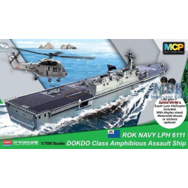 Maquette bateau ROKS Dokdo (LPH-6111) Amphibious Assault ShipmDokdo Plate-forme d'atterrissage d'hélicoptères de classe