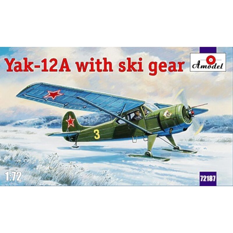 Yakovlev Yak-12A avec équipement de ski 