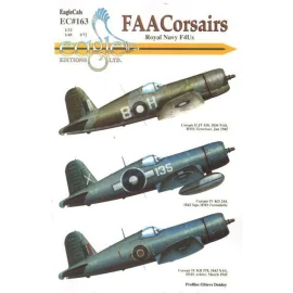 Décal FAA Vought CorsairsFleet Air Arm Corsaires Royal Navy F4Us disponible en écailles 72e, 48e et 32e. Assurez-vous de sélecti