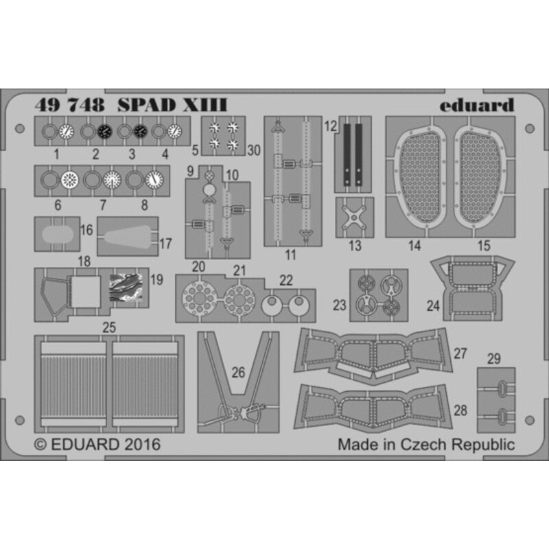 SPAD XIII (conçu pour être utilisé avec les kits Revell)