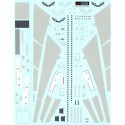 Décal Boeing 707 Détail Sheet (panneaux gris Inspar)