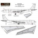 Décal Boeing 707 Détail Sheet (panneaux gris Inspar)