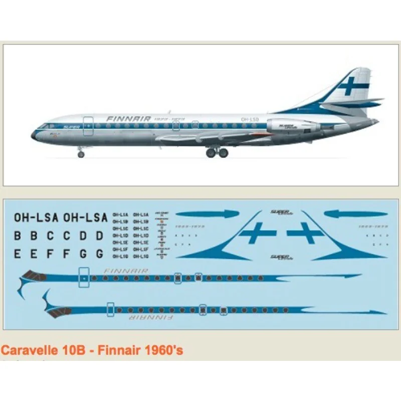 Caravelle 10B Finnair 60