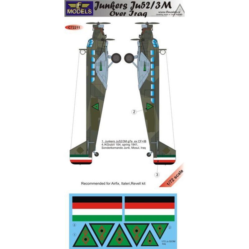 Décal Junkers Ju 52 / 3m sur l'Irak