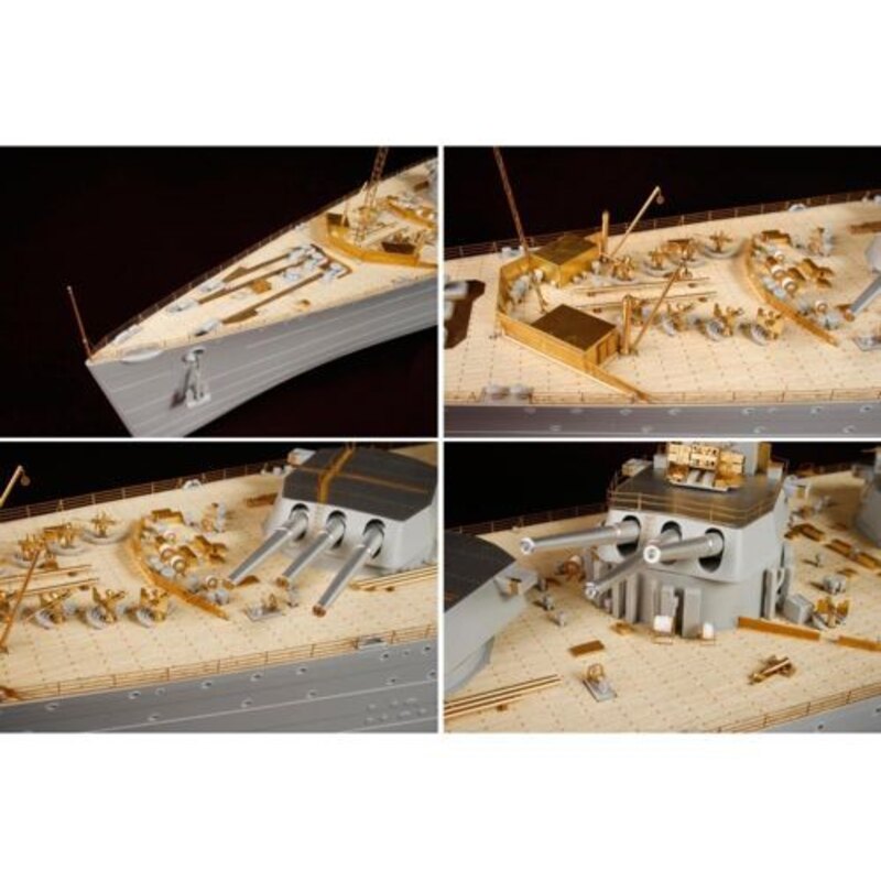 HMS Nelson 1944 DX PACK (conçu pour être utilisé avec les kits Trumpeter)