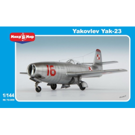 Maquette avion Le kit Yakovlev Yak-23 de combat soviétique se compose de deux modèles une version monoplace et un double places.
