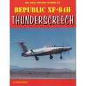 Livre République XF-84H Thunderscreech. La XF-84H a été dérivé du RF-84F en tant que véhicule d'essai de l'hélice supersonique e