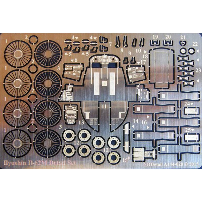 Ilyushin Il-62M Détail set (conçu pour être utilisé avec les kits ICM ICM14405)