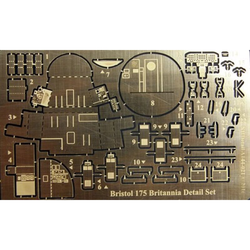 Bristol 175 Britannia Série 300 détail set (conçu pour être utilisé avec les kits Roden ROD312)