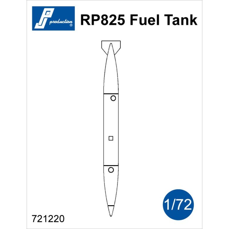 RP825 Réservoir de carburant + pylône (réservoir ventral pour Mirage IIIC / E)