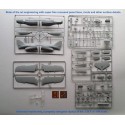 Autrichiens, moulées par injection plastique kit incl PE pièces SAAB J-29F 'Tunnan' & décalcomanies Cartograf