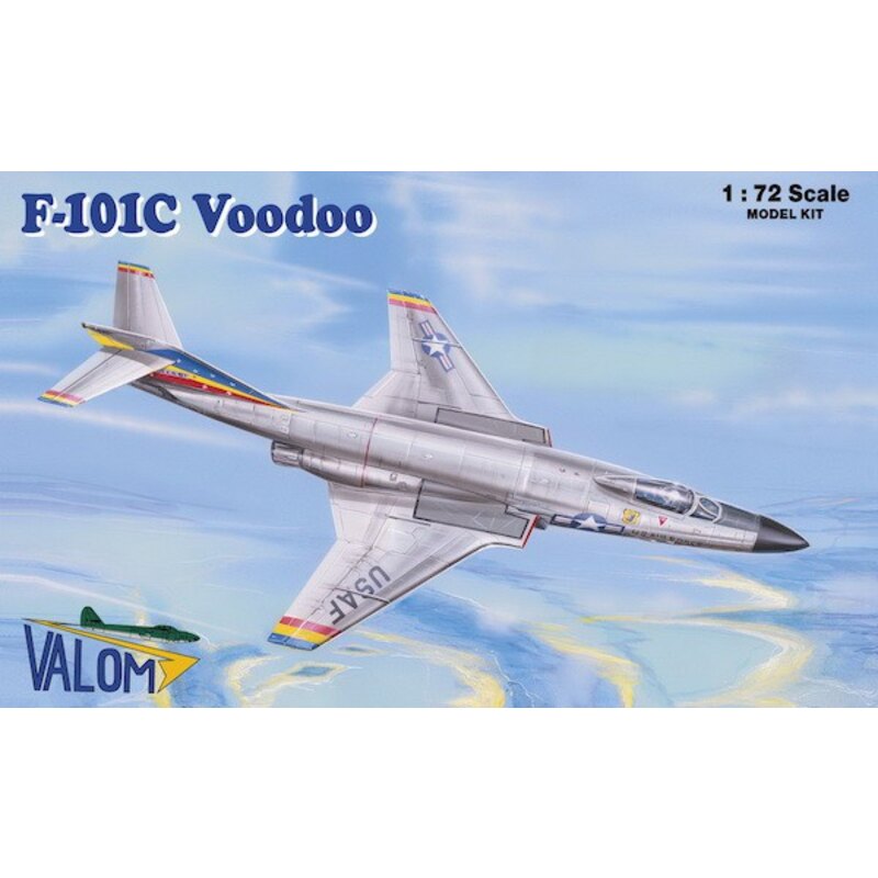 McDonnell F-101C Voodoo avec 2 options décalque: 1. 54-1491, 81stTFW, USAF2. 56-0006, 78e TFS, TFW 81e, kit USAFThe comprend tro