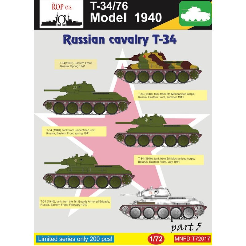 Russe T-34/76 Modèle 1940 - cavalerie russe T-34 Partie 5