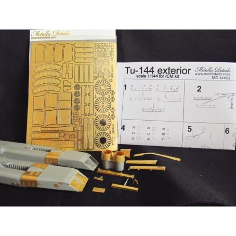 Tupolov Tu-144 (conçu pour être utilisé avec les kits ICM)