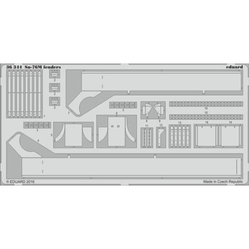 ailes SU-76M russes (conçus pour être utilisés avec des kits Tamiya)