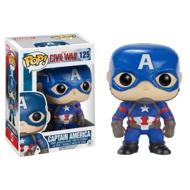 Captain America Civil War POP! Vinyl Bobble Head Captain America 10 cm