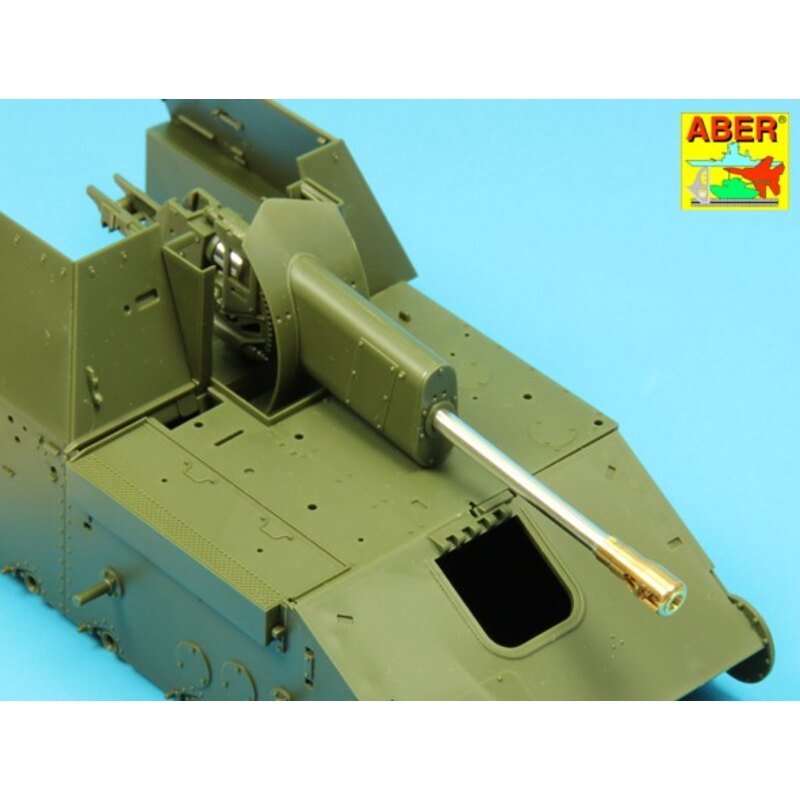 ZiS-3 76,2mm soviétiques le baril pour le russe SU-76M canon automoteur (conçu pour être utilisé avec les kits Tamiya)