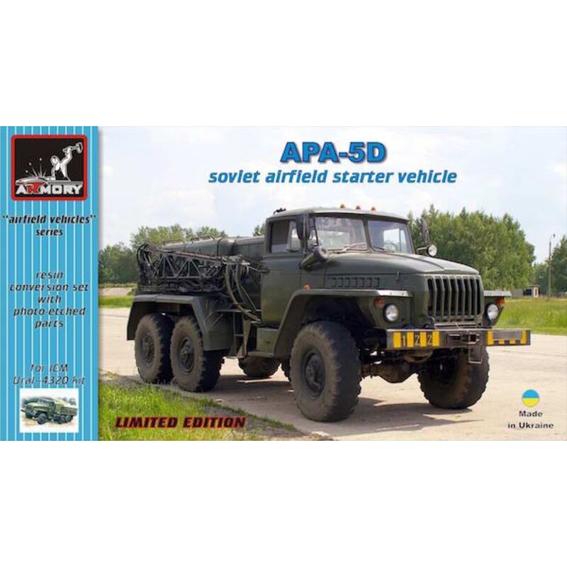 APA-5D Soviétique Airfield Starter Vehicle pour ICM Ural-4320 (conçu pour être utilisé avec kits ICM)