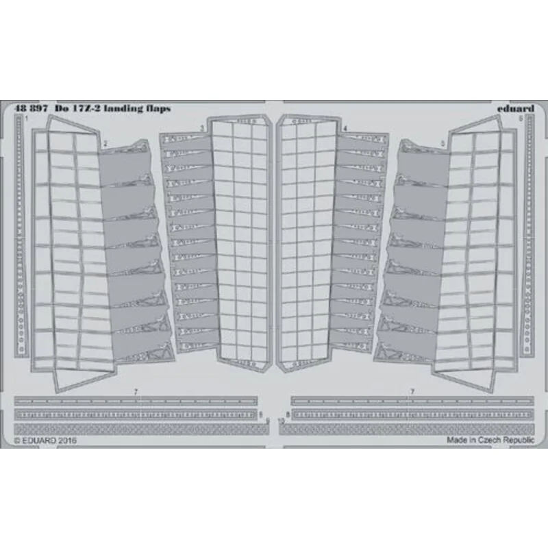 Dornier Do-17Z-2 volets d'atterrissage (conçu pour être utilisé avec les kits ICM)