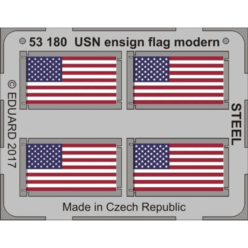 USN ensign drapeau STEEL moderne 1/350